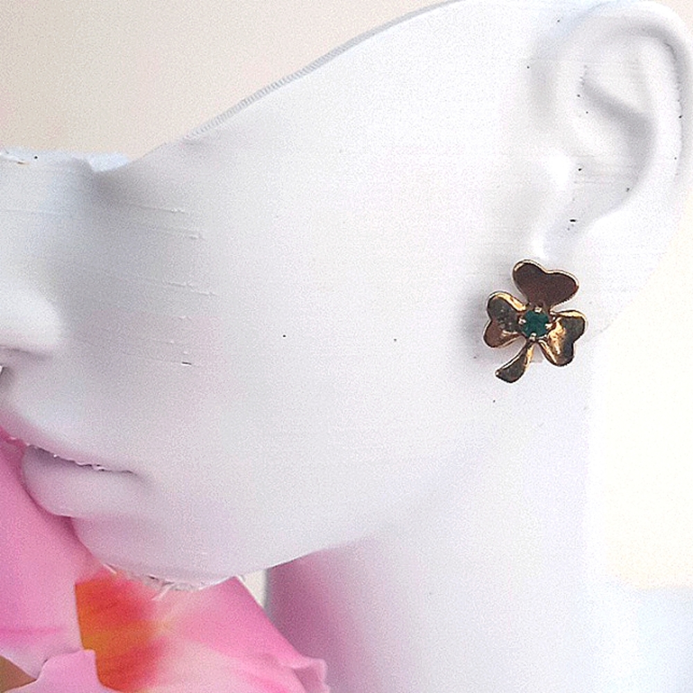 3 Leaf Clover Earrings